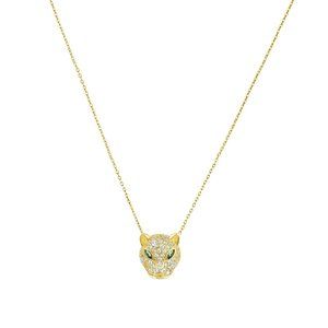Melinda Maria Baby Jaguar Gold Icons Necklace